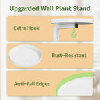 Laszola White Metal Plant Holder