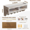 Rustic Wood Wall Mail Organizer