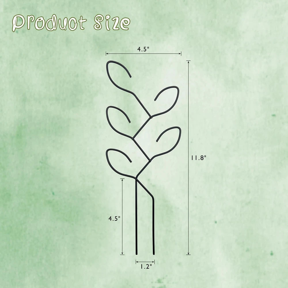Metal Leaf Indoor Plant Trellis