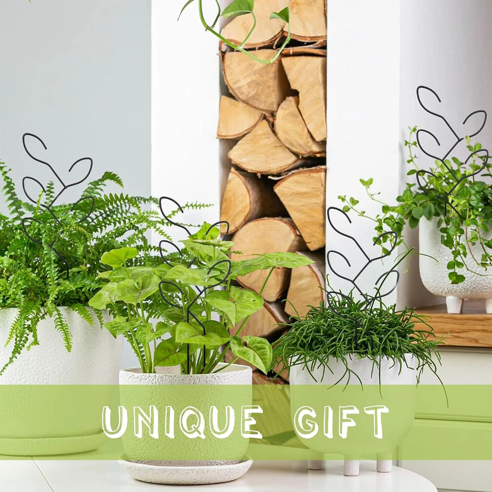 Metal Leaf Indoor Plant Trellis