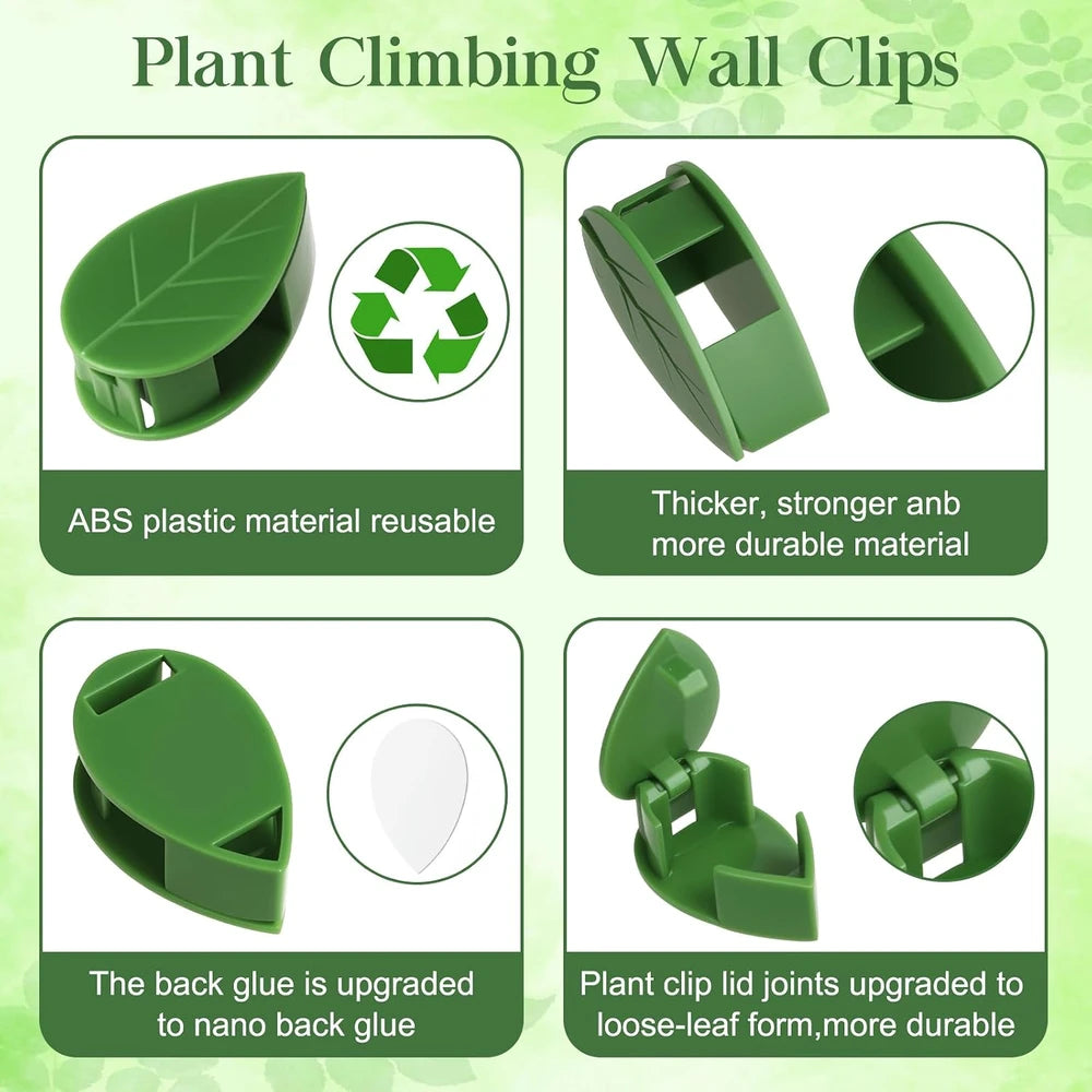 Self-Adhesive Plant Wall Clips