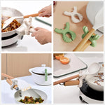 Silicone Pot Lid Support and Spoon Rest