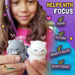Mini Silicone Squishy Cat Set